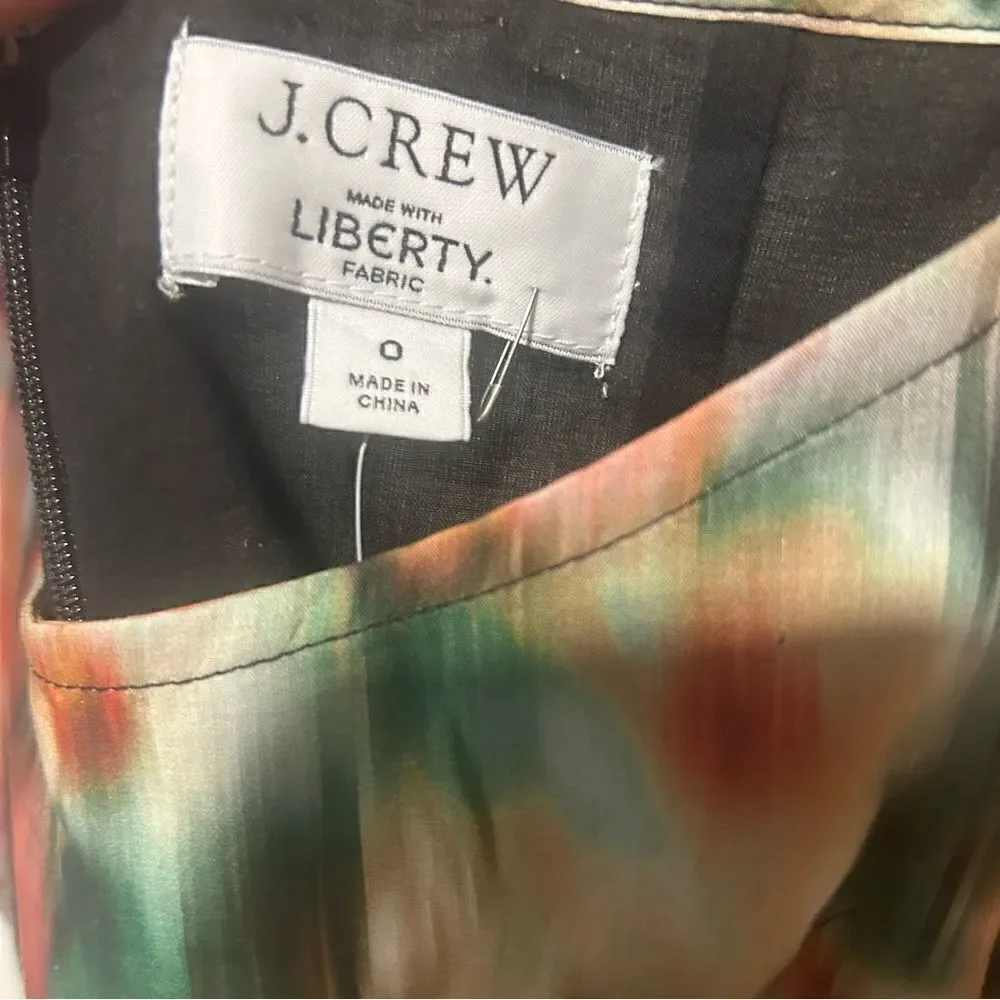 J.Crew Squareneck top in Liberty Hazy Days floral